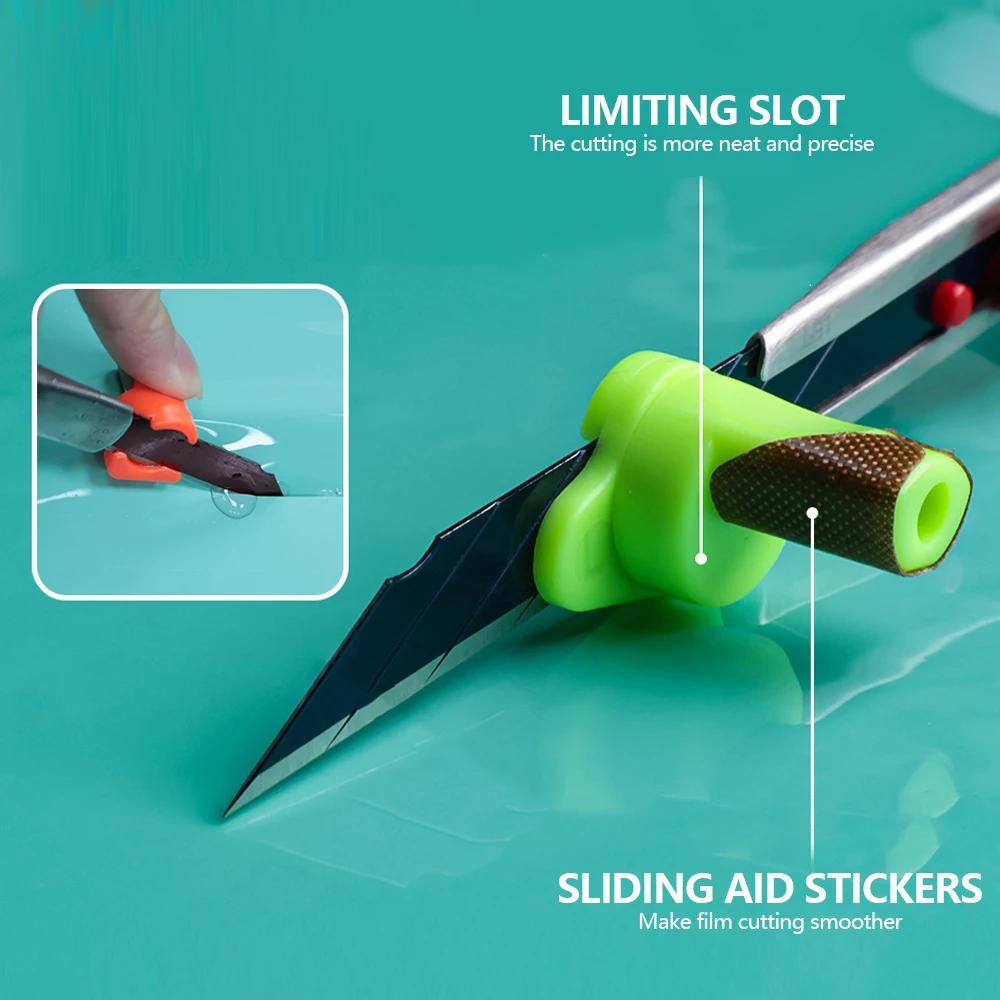 2Pcs Edge Trimming Tool for Car Wrapping Film Utility Knife Auxiliary Tool, Professional Vinyl Film Trimming Cutter