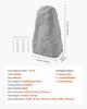 Faux Rock Cover, Outdoor Fake Rock Well Pump Cover, Realistic Natural Texture, Lightweight & Weather-Resistant Polyresin Artificial Boulder for