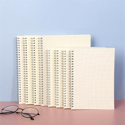 A5/B5/A4 Spiral Bobin Defter Yatay Izgara Boş Not Defteri Buzlu Öğrenci Ajandası Eskiz Defteri Okul Malzemeleri Kırtasiye