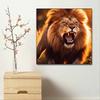 New Arrival 5D DIY Full Circle Diamond Painting "Lion" Embroidery Cross Stitch Home Decor Gift
