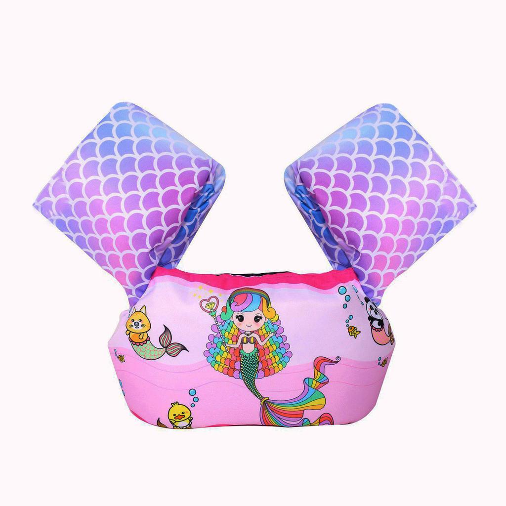 Children's Life Jacket Swimming Float Arm Band Cartoon Emergency First Aid Buoy for Pool Safety