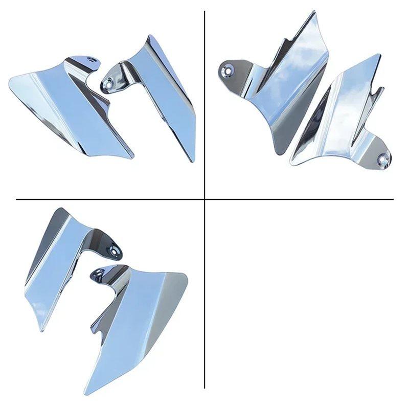 Chrome Heat Deflector Shield For Touring Electra Glides Road Kings Street Glides 97-07
