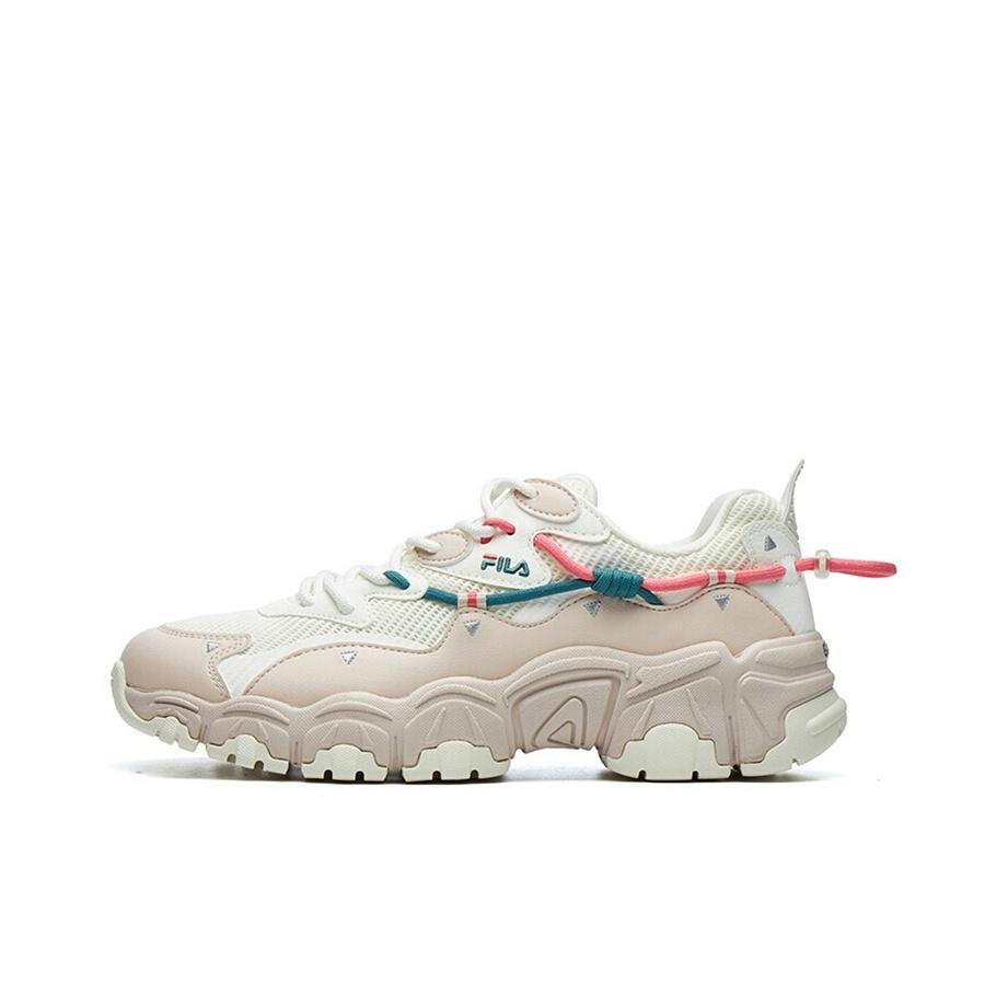 New FILA Cat Claw 2.0 Low Top Chunky Sneakers Women's Micro White F12W124144FSW