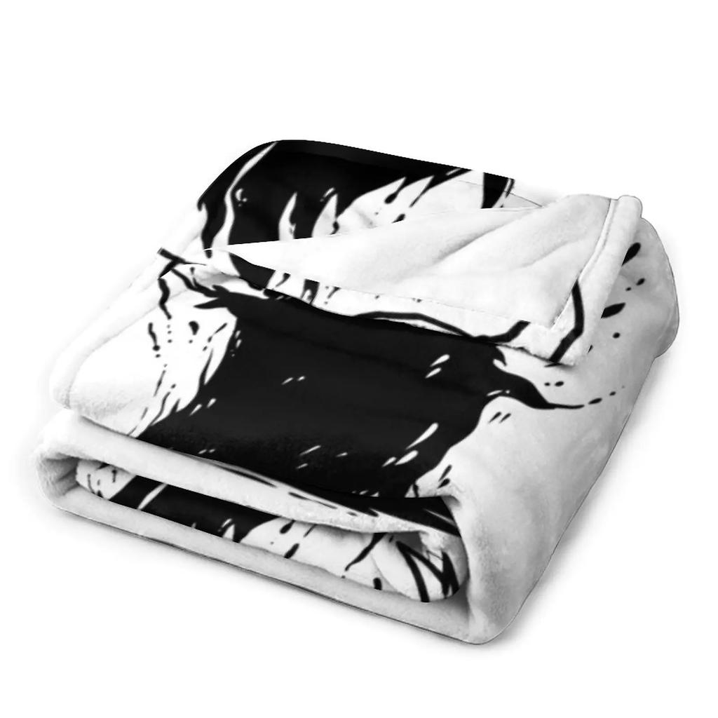 Hollow Void [Hollow Knight] Throw Blanket Soft Plaid Shaggy Blanket Flannel Blanket