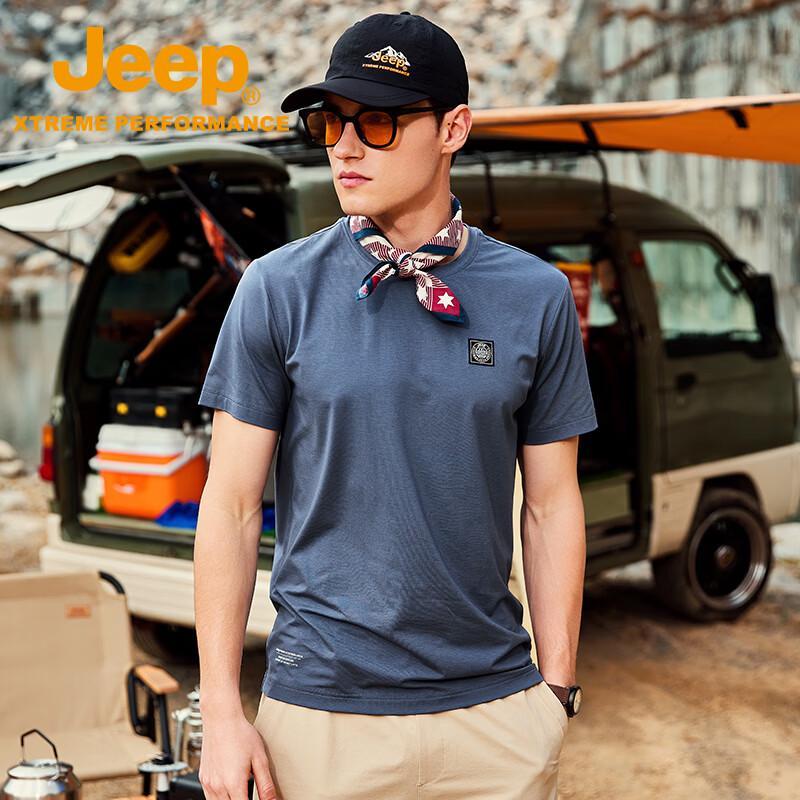 JEEP Men s Quick-Dry Breathable Athletic T-Shirt L