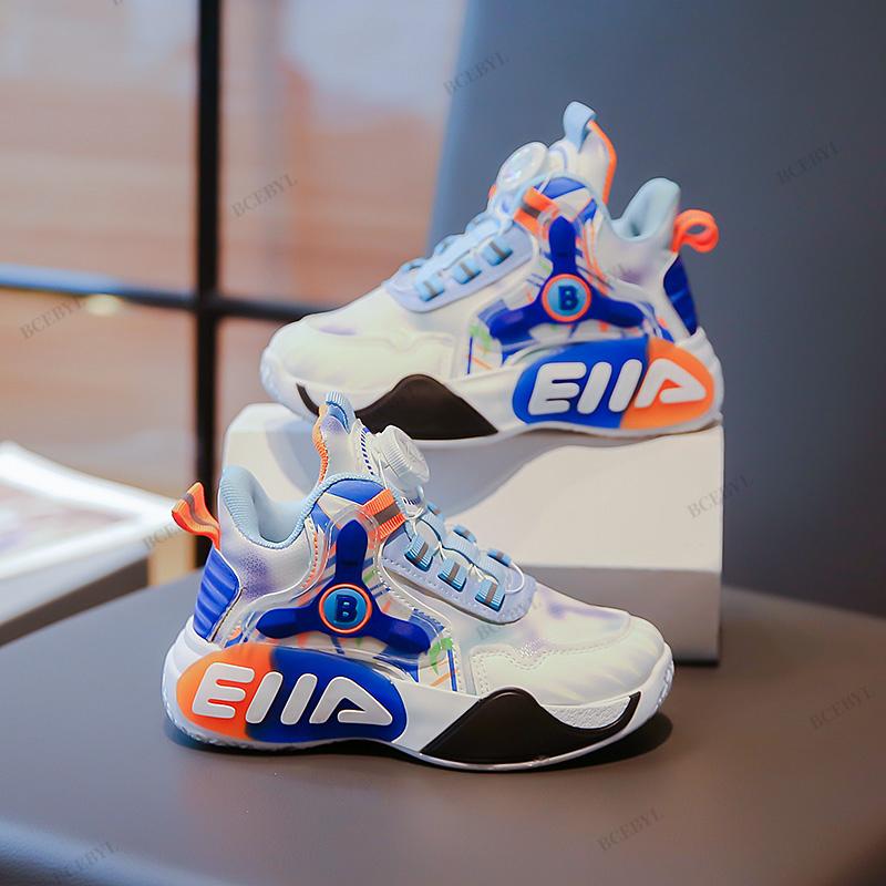 

Baby Boys Spring/Summer Fashion New Soft Thick Sole Round Head Vulcanized Shoes Lightweight Kids School Sports Games Sneakers 28Insole17cm синій