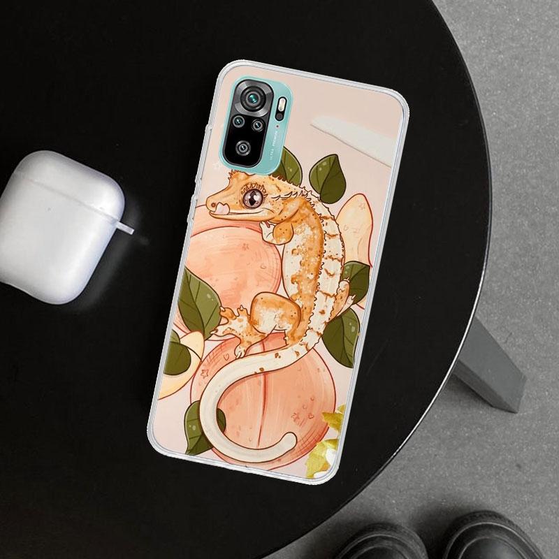 Lizards Geckos Phone Case Cover for Xiaomi Redmi Note 15 14 13 12 11 Pro Plus 14S 12S 11S 11T 11E 10S 10 Customized Fundas Redmi