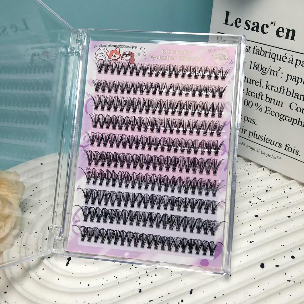 30D Volume Lash Book: Natural, Lightweight, Cluster Eyelashes