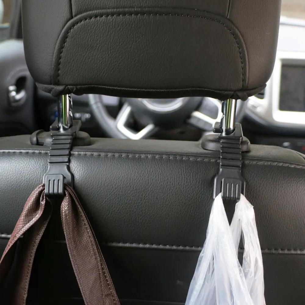 Car Seat Headrest Hook Clip Storage Fastener Hanger Universal Vehicle Back Seat Holder Organizer Auto Interior Accessories