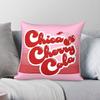 Chica Cherry Cola Square Pillowcase Polyester Linen Velvet Printed Zip Decorative Home Cushion Cover