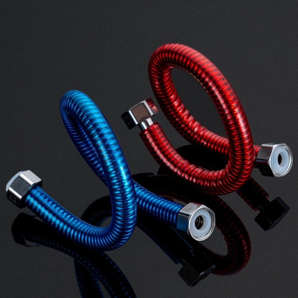 Flexibler Handbrauseschlauch Edelstahl Wassererhitzerschlauch Wassereinlassrohr Haushalt