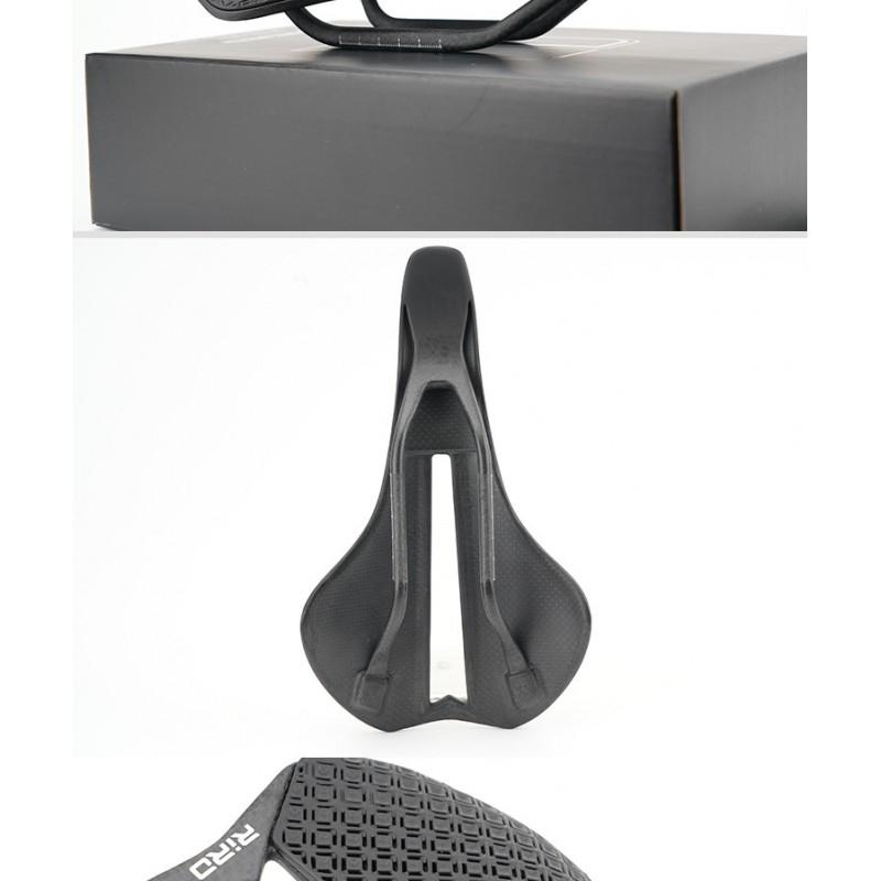 RIRO X17 Carbon Fiber 3D Printed Bicycle Saddle Road Mountain Bikes Ergonomic Comfort Breathable Racing Seat