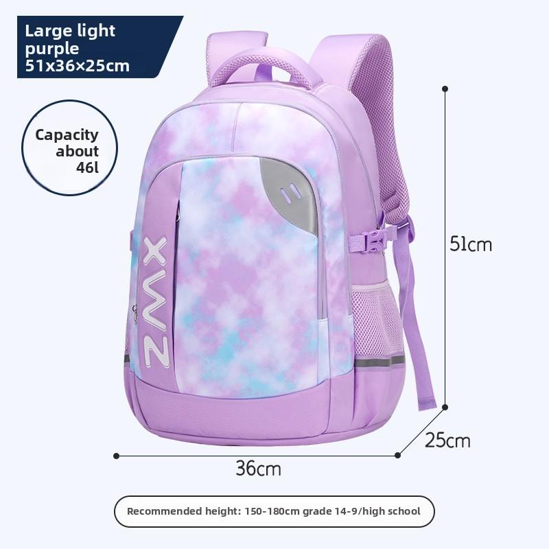 Sesame Baby School Backpack For Middle School Kids With Lightweight Breathable Nylon For School And Travel