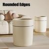 14/20L Lidless Wastebasket Round Trash Can Simple Style Double-layer Recycle Bins Office Living Room Kitchen Bin Household Items