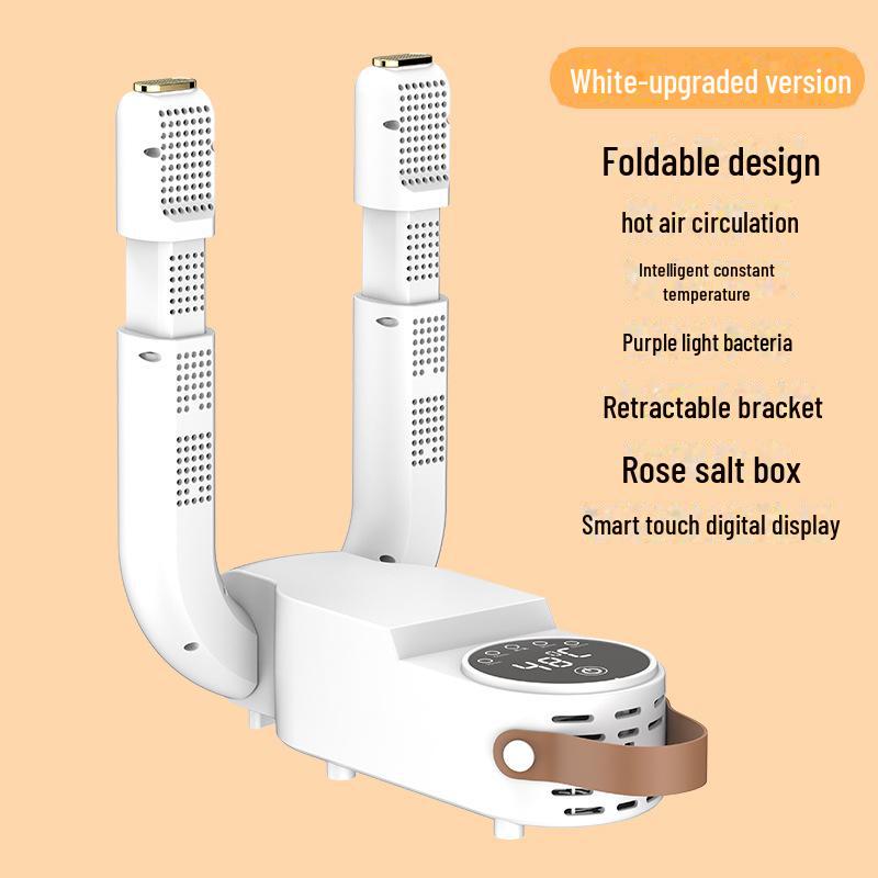 "Tragbarer Faltbarer Schuhtrockner mit Timer, Schnelltrocknend, Entfeuchtung, Geruchskontrolle und Konstanttemperatur-Funktionen"