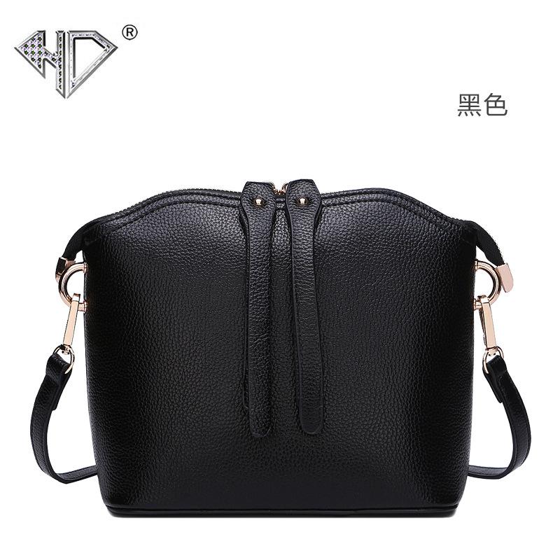

2025 Cowhide Shell Bag Korean Style Fashionable Genuine Leather Women s Bag Casual Shoulder Crossbody Small Bag Manufacturer Wholesale чёрный