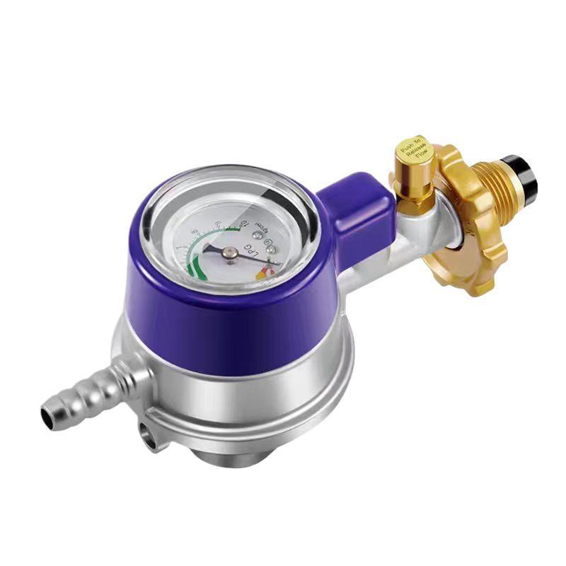 Home Use Tanks Pressure Regulator With Gauge Safe Explosions Proof Valves Low Pressure Valves For Cooking