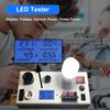 Lamp Tester Box LED Bulb Power Tester Multifunctional Current Voltage Power PF E27 E14 GU10 2 Prong Plug Bulb Socket Tester