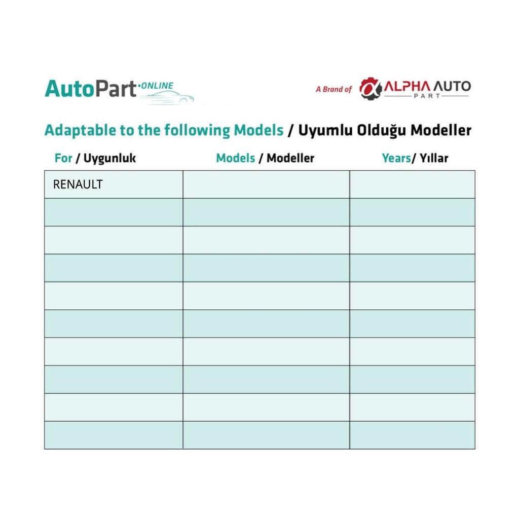 Window Regulator Wire Part for Renault