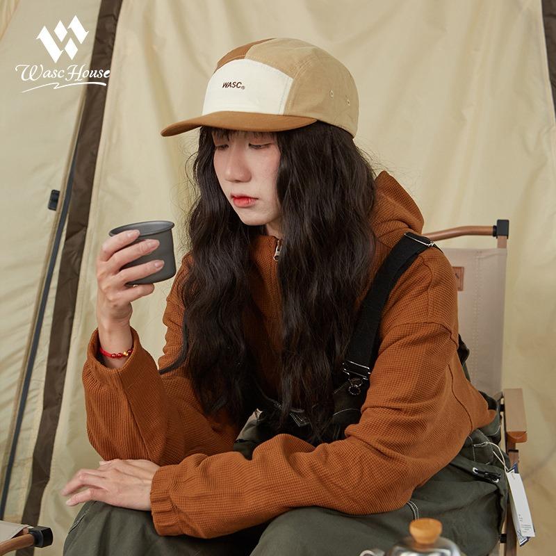 Original design warm autumn and winter hat peaked cap men's and women's flat brim double-sided baseball cap