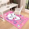 Pink Heart Marie Cat Carpet For Playroom Bedroom Living Room Sofa Home Decorkids Game Area Rug Nonslip Floor Mat