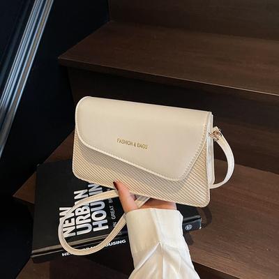 Hochwertige Textur Temperament kleine quadratische Tasche vielseitige Mode Pendler Damen Tasche neue einfarbige Schulter Achsel Messenger Bag