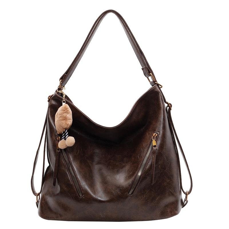 Tote Bag Women's Large-capacity New Fashion Single Shoulder Crossbody Multi-functional Backpack