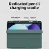 For IPad Protective Case Pro11 With Right Pen Slot, Air5/6 Generation Tablet Leather Case 10.2inch Soft