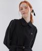 ANOETIC Tie Frill Collar Blouse_Black