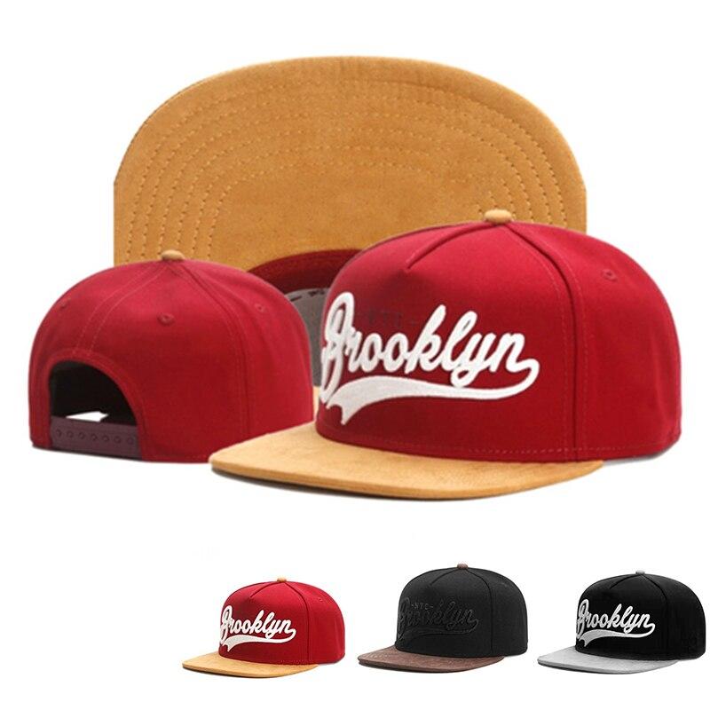 Unisex Brooklyn Embroidery Hip-Hop Hats Outdoor Adjustable Casual Baseball Caps Sunscreen Hat