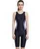 Competitive Slimming Fit Fitness Soft M [LLWAAV] Women's Swimsuit, Swimsuit, Swimsuit, Breathable, Quick-Drying, Touch, Women's (2-Black Purple)