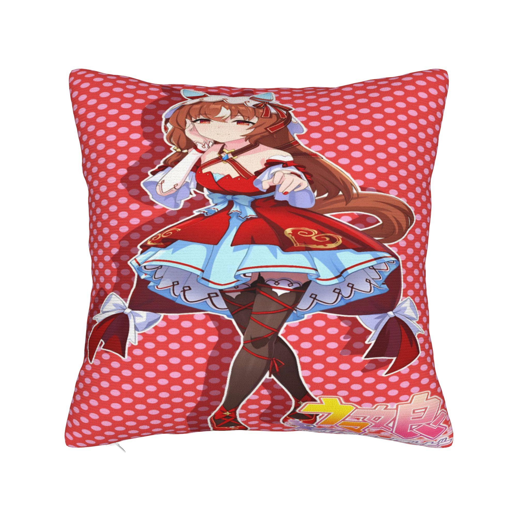 

Bedroom Decorations Umamusume Pretty Derby Anime Pillowcases Accessories Pillow Cover Square Multiple Sizes 12x12in 30X30cm