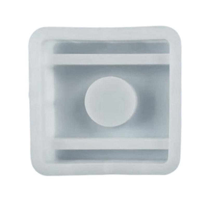 

Формы для квадратных подсвечников Формы для подсвечников с одним отверстием для самостоятельного изготовления подсвечников для чайных свечей Украшения для комнаты белый