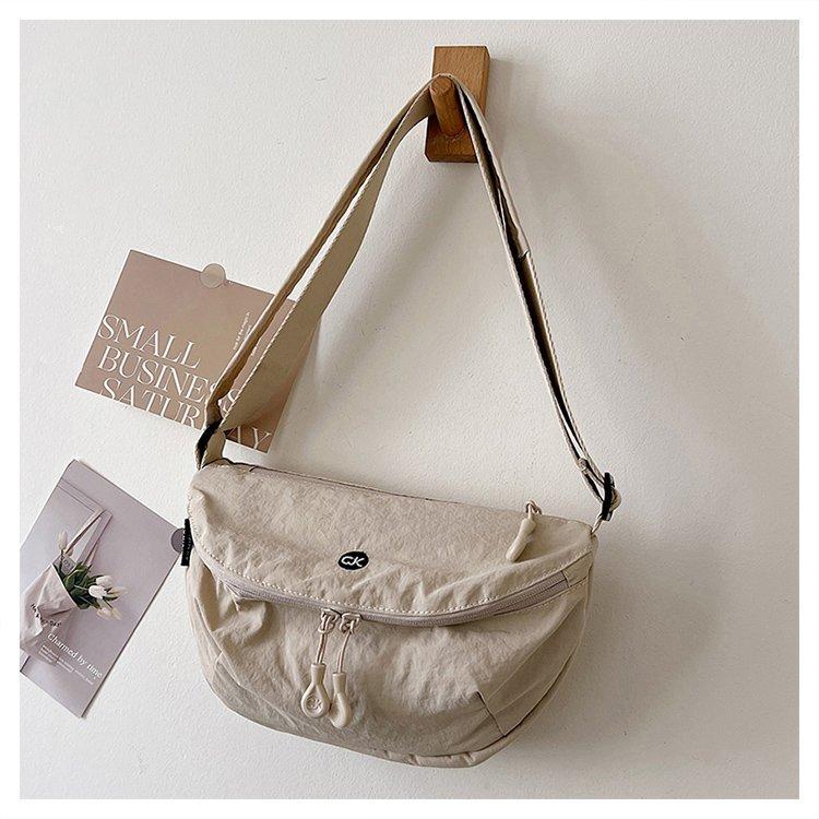 Senzație de nișă pânză ușoară capacitate mare geantă poștaș geantă șa geantă poștaș pentru navetă geantă de umăr simplă casual versatilă