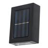 LED Solar Wall Light IP65 Waterproof Up and Down Lighting Outdoor Landscape Lamp 1.2V 5WWarm Light