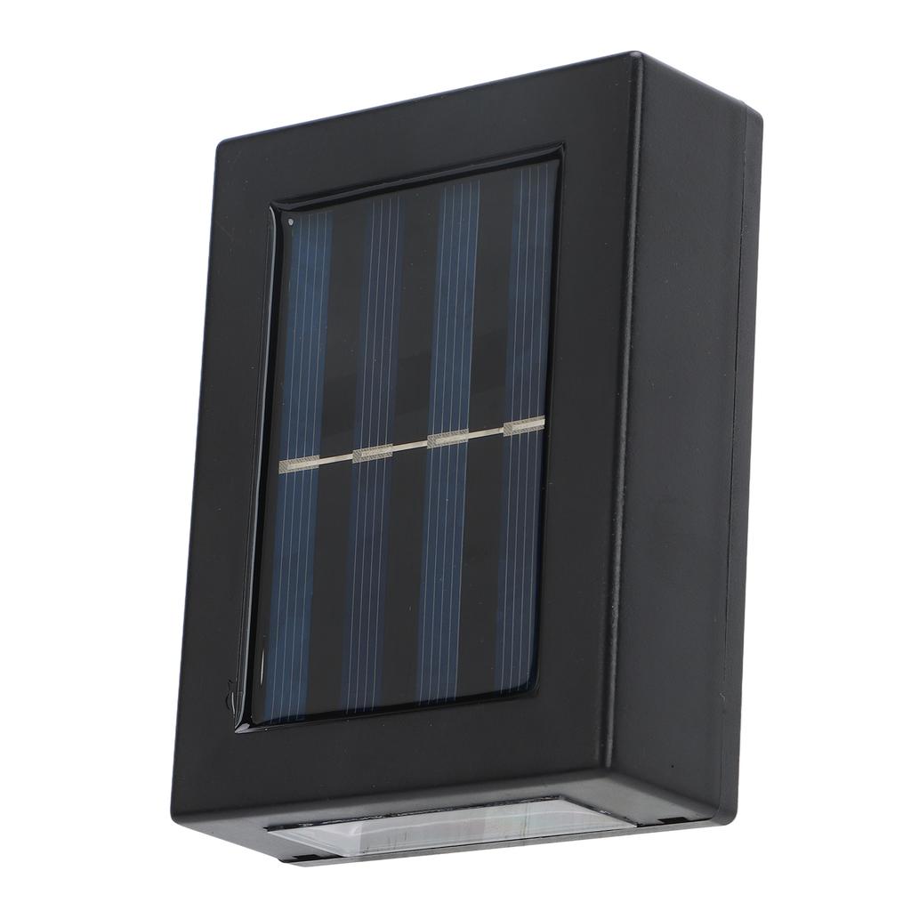 LED Solar Wall Light IP65 Waterproof Up and Down Lighting Outdoor Landscape Lamp 1.2V 5WWarm Light