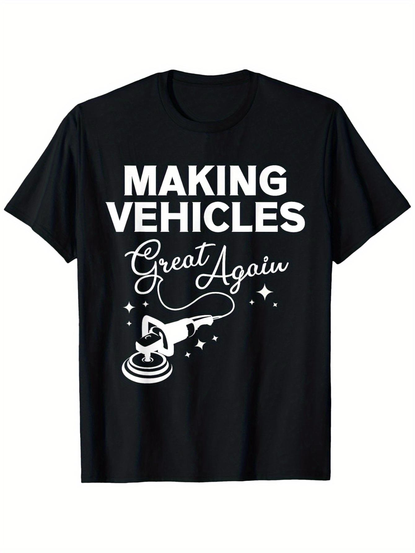 

Car Detailing Auto Detailer Dad Making Vehicles Great Again TShirt 100 Cotton ONeck Short Sleeve Summer Casual Mens Tshirt 4XL
