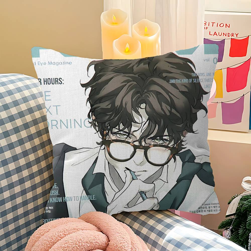 Nerd Project Bl Anime Cushion Cover Inches Farmhouse Decor Home Throw Pillow Covers For Couch Decorations