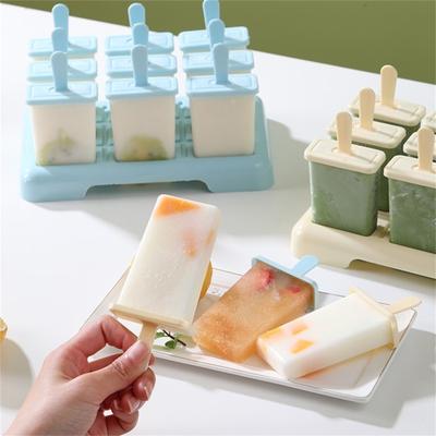 Yousheng 1 Set Stampo per ghiaccioli Ampia applicazione Plastica per uso alimentare Costruzione robusta Stampo per gelato Forniture per feste