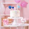 50 Pcs Ball Cake Topper Foam Balls Cake decorations for Baby Shower Cake Birthday Cake Toppers Decorations