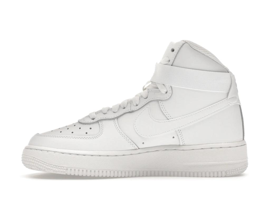 New Nike Air Force 1 High LE Triple White GS DH2943-111