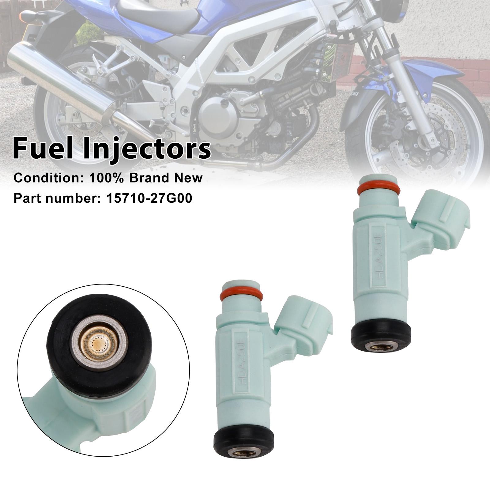 

2PCS 15710-27G00 Fuel Injectors For Suzuki SV650 03-08 DL650 07-11