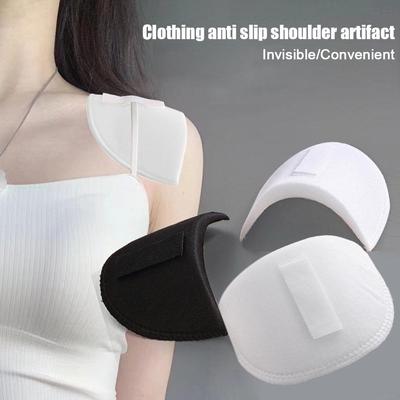 1Pair Foam Sponge Shoulder Pads Sewing Set-in Shoulder Holder Strap Jacket Men Bra Clothing Bla N2R2