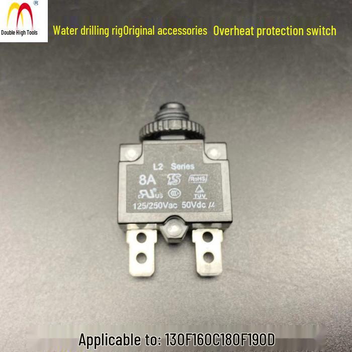 Genuine Double High 208 Diamond Core Drill Parts: Rotor, Stator, Housing, Gearbox, Handle, Switch, Clutch, Carbon Brushes.