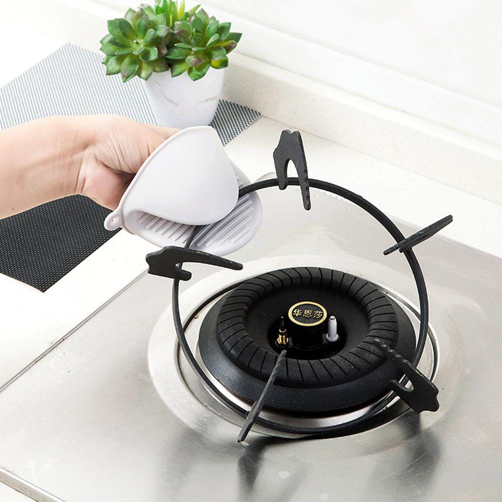 Microwave Anti-hot Non-slip Silicone Thickened Cooking Mitten Oven Mitts Hand Protector Gloves