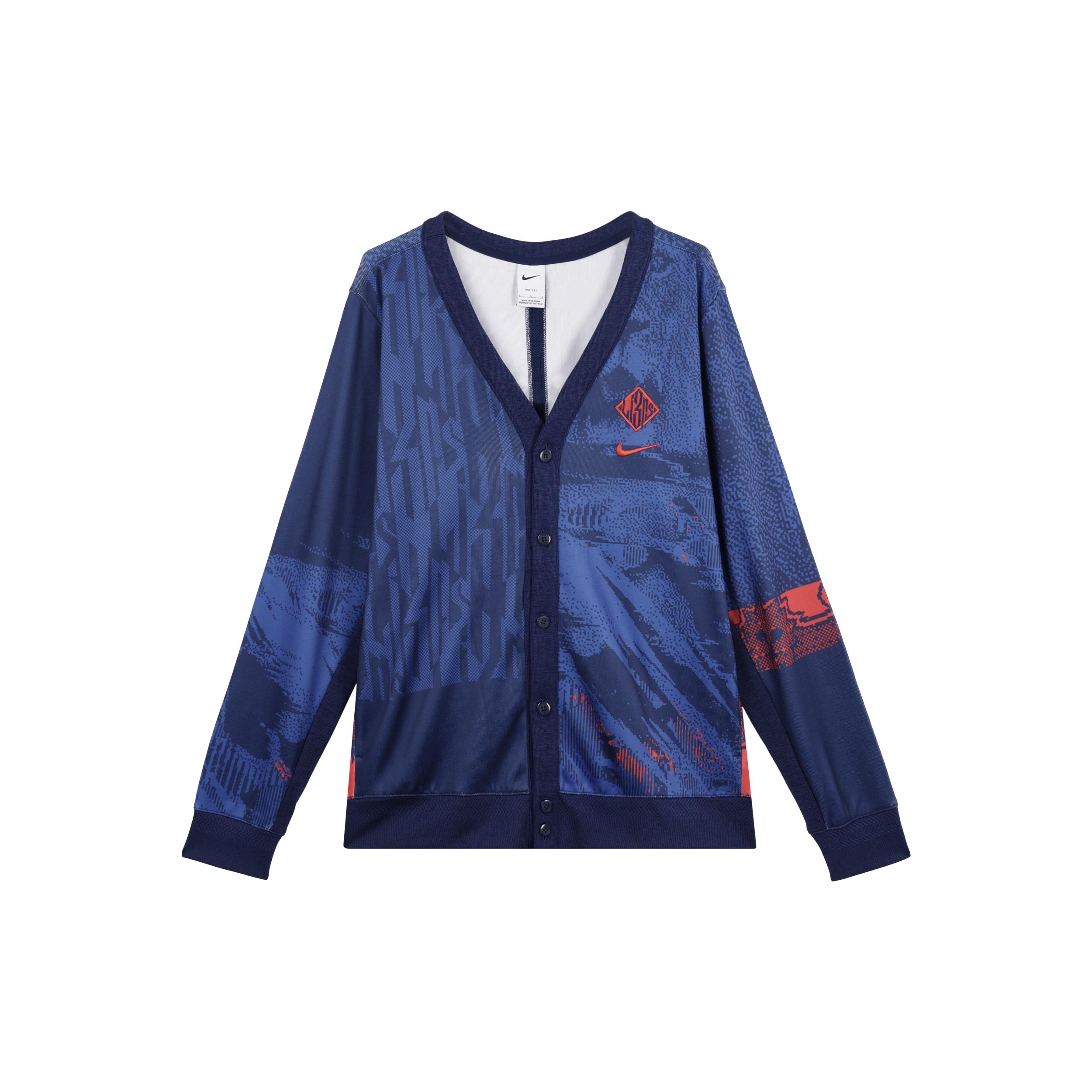 

Новые мужские футбольные майки Nike Dri Fit Космический синий/Красный вызов/Красный вызов DN1141-492 L