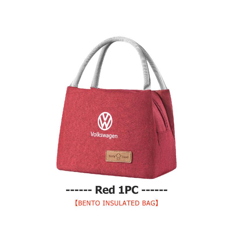 Für Volkswagen VW Brotdose Isolierbeutel Picknicktasche Lebensmittelorganizer Bento Scirocco Jetta Käfer Golf 4 5 6 Passat Polo B5