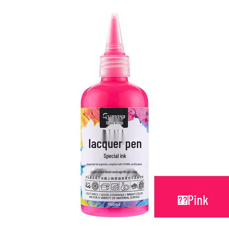 Oil-Based Colored Paint Marker Refill, 150ML Waterproof Ink