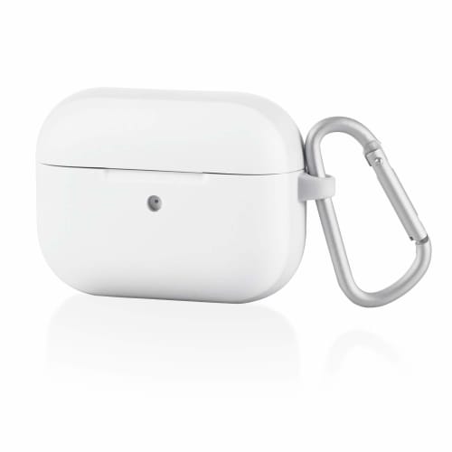 

ELECOM Совместимый с AirPods Pro прочный тонкий чехол (с карабином) Белый AVA-AP2TSWH