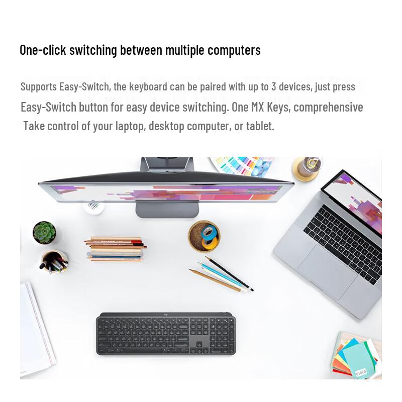 Logitech MX Keys Wireless Bluetooth Keyboard